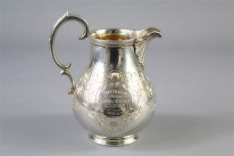 A Victorian Silver Creamer
