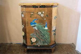 A Chinese Gold-Painted Effect Cabinet