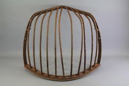 A Vintage Triangular Corner Hay Feed