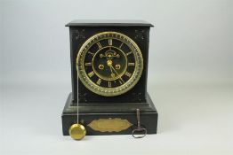 A Slate 'Chancellor of Dublin' Mantel Clock