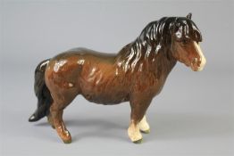 Beswick Porcelain Figurine of a Shetland Mare
