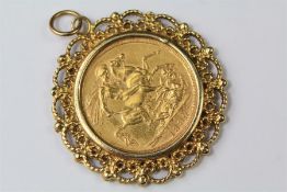 A Victorian Full Gold Sovereign