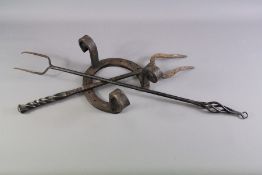 A Heavy Cast-Iron Horseshoe Trivet