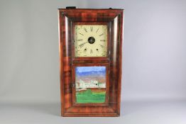 A Mahogany Wall Clock