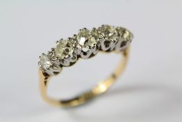 An 18ct Yellow Gold and Diamond Ring