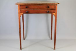 A Mahogany Sheraton-Style Occasional Table