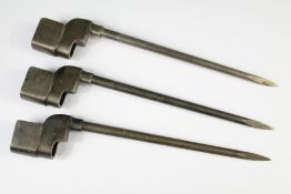 Three Spike Bayonets