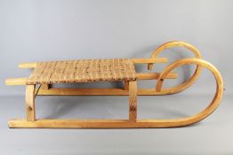 A Sturdy Vintage Bentwood Sledge