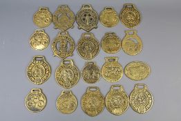 A Collection of Vintage Horse Brasses