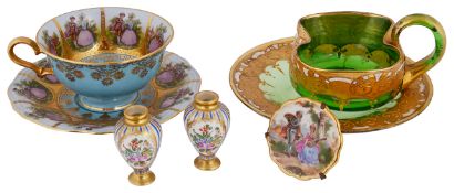 A collection of Limoges, Hirsch and JK Decor glasswares