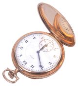 A 14k Elgin full hunter pocket watch