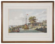 William Alexander 'View of the Lake Pao-Yng where it is separated from the Grand Canal by an embankm