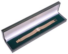 A 9ct gold Omega ladies wristwatch,