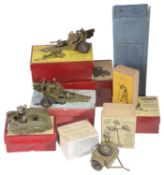 A collection of W Britain boxed Military vehicles