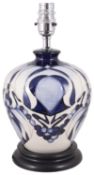 A contemporary Moorcroft 'Ivy Lane' table lamp by Kerry Goodwin