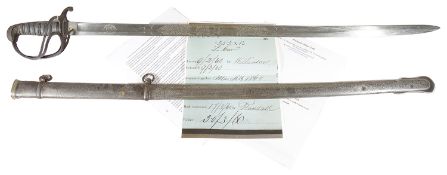 A Victorian Light Cavalry Officers Sword by Henry Wilkinson Pall Mall London
