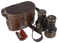 A set of T J Williams Cardiff binoculars