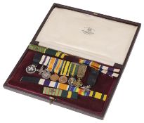 A set of Royal Army Medical Corps dress medals for Captain S.R. Gibbs R.A.M.C. (TF)