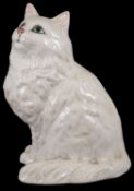 A Beswick ceramic seated cat, 20th century