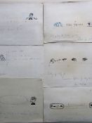 Smilby, Francis Wilford-Smith a mixed collection of pen & ink drawings & sketches