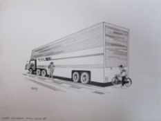 Smilby, Francis Wilford-Smith 'Boy on bike runs into back of vast truck, drivers walks back'