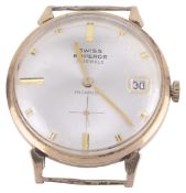 A 9ct gold Swiss Emperor gentleman's wristwatch