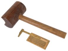 Nautical interest, a John Rabone & Sons of Birm. no.1206 rope gauge(2)