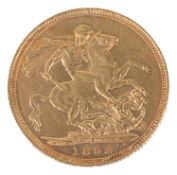 A Queen Victoria 1892 gold full sovereign