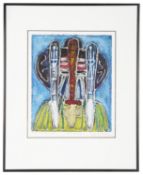 Bruce O Onobrakpeya (Nigerian, b.1932) 