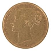 A Queen Victoria 1862 gold full sovereign
