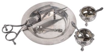 A selection of silver and an EPNS candle snuffer(7)