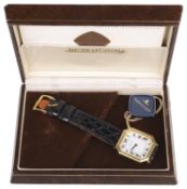 A 18k gold Jaeger Le Coultre gentlemans wristwatch,