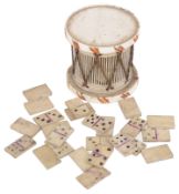 Early 19th c. Napoleonic Prisoner-of-War dominoes set