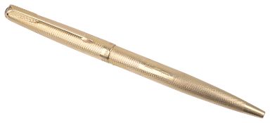An 18ct gold Parker roller ball pen