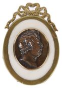 A 19th c. bronze cameo