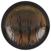 A Poole Pottery Aegean circular charger, 1970s