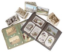 A large interesting collection of postcards, 1905 and later