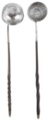 Two 19th century toddy ladles
