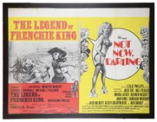 The Legend of Frenchie King/Not Now, Darling' Brit. Quad Film Poster