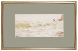 Ernest Stuart (1889-1915) 'Breaking Waves', watercolour