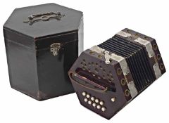 An 'Empress' ten key concertina, German