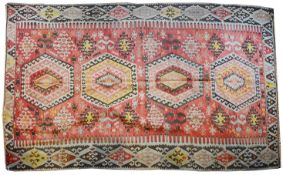A colourful Kelim rug, 20th century
