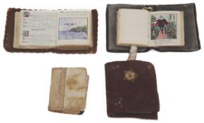 Four miniature books of Shakespeare incl Richard II and Twelfth Night