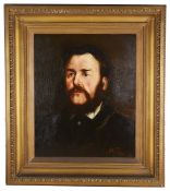 English School, late 19th century 'Portrait of a gentleman', oil on canvas