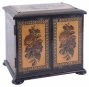 A Tunbridge ware desk cabinet box