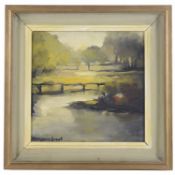 Marianne Grant (Czech, 1921-2007) 'Spring 28', oil on canvas