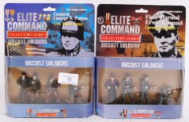 BLUE BOX ELITE COMMAND DIECAST MODEL SOLDIERS