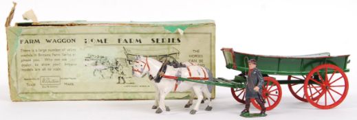VINTAGE BRITAINS 5F ' FARM WAGGON ' LEAD FIGURE SET