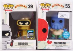 EXCLUSIVE FUNKO POP ANIMATION FUTURAMA VINYL FIGURES