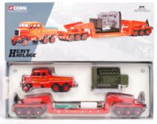 CORGI HEAVY HAULAGE DIECAST MODEL SET